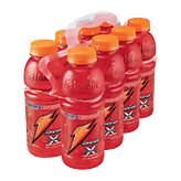 Gatorade X-factor fruit punch + berry flavor thirst quencher sports drink, 8-pack, 20-fl.oz. Left Picture